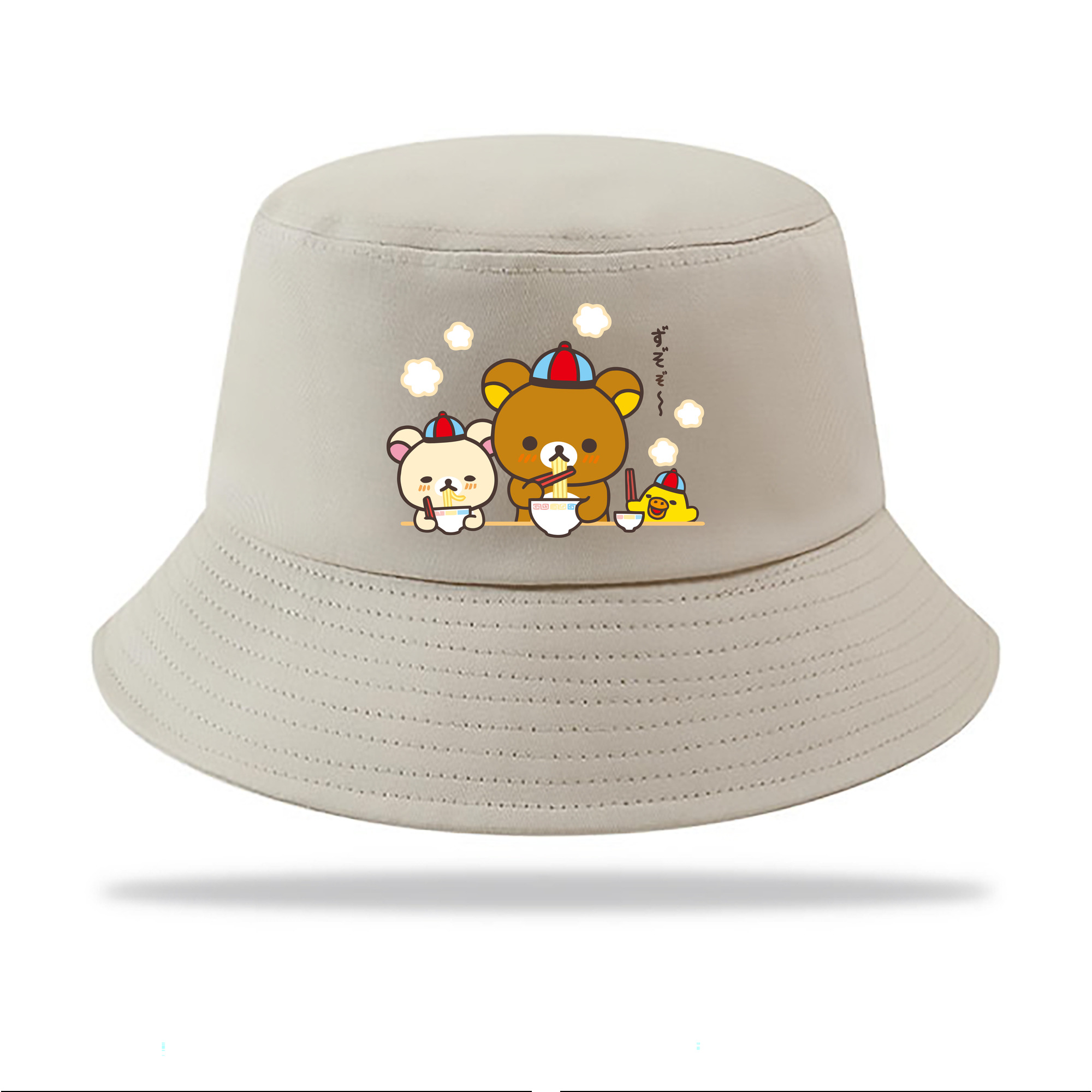 （画像用） リラックマ リラックマ キイロイトリ Rilakkuma Korilakkuma Kiiroitori アウトドア日除けバケットハット